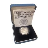 1985 Silver One Pound Coin
