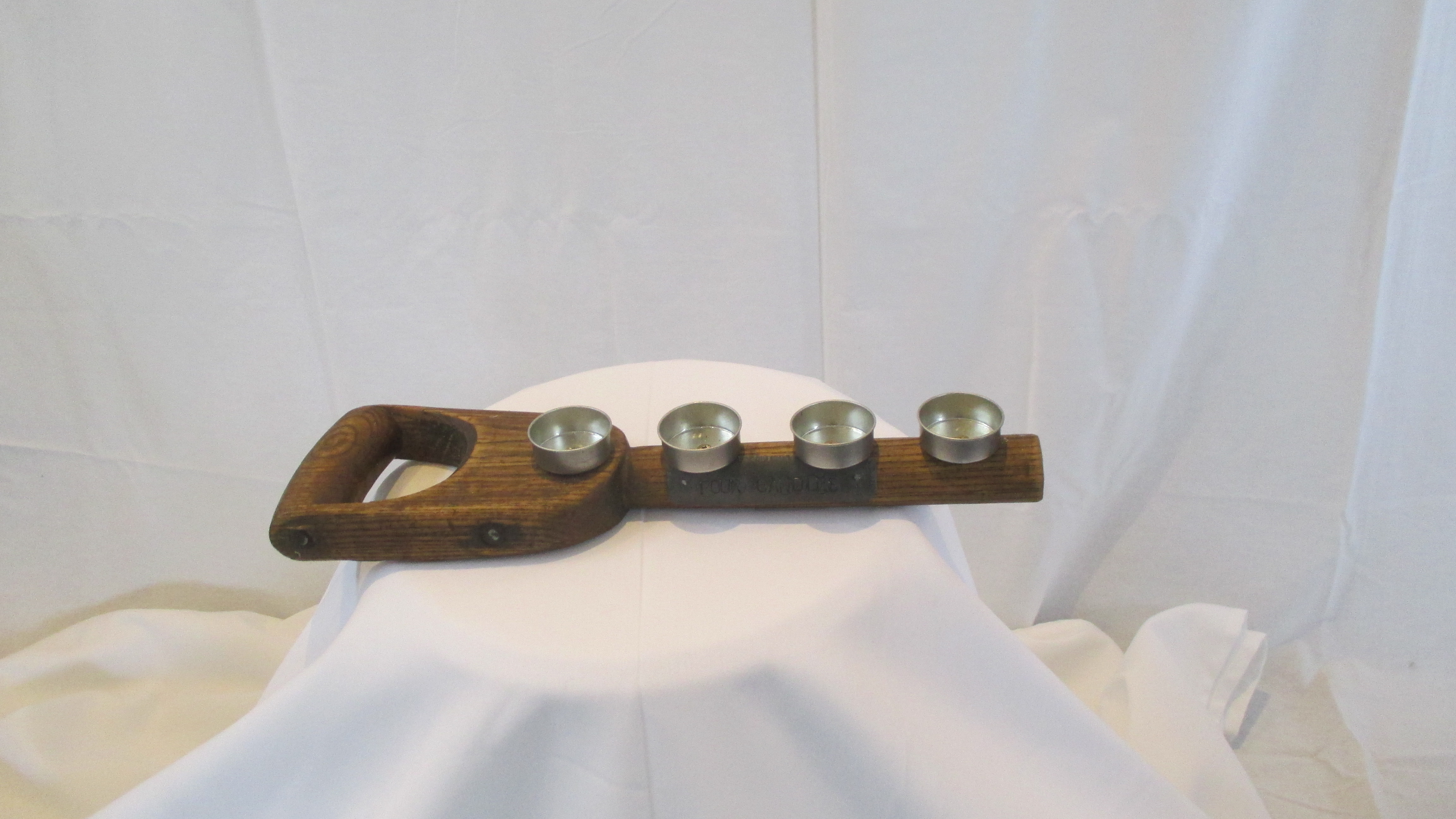 "Four Candles" tea light holder, approx 30cm long