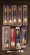 Collectable Spoons 10 in Total 9 in Original Boxes