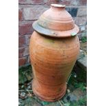 Vintage Terracotta Rhubarb Forcer & Terracotta Lid 18 inches tall