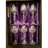 A Box of 6 Royal Scot Lead Crystal Wine Glasses