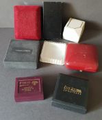 Vintage Retro Parcel of 8 Jewellery Boxes NO RESERVE