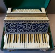Vintage Musical Instrument Pancotti Macerata Italia Piano Accordion in original carry case