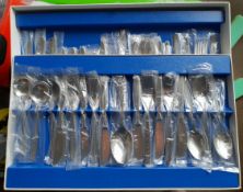 Vintage Retro Stainless Steel Cutlery Set Boxed c1970's Six Settings