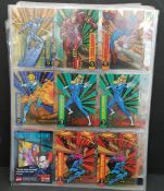 Vintage Collectable 105 Marvel Super Hero Cards Includes Holographic Cards X-Men Cards etc