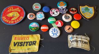 Vintage Retro Collectables Badges Parcel of 21 & Kitsch Table Setting NO RESERVE