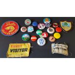 Vintage Retro Collectables Badges Parcel of 21 & Kitsch Table Setting NO RESERVE