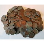 Collectable Coins 1kg Bag of British Half Pennies Victoria Edward VII George V George VI NO RESERVE