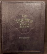 Vintage Stamp Album With Over 200 World Stamps.