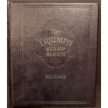 Vintage Stamp Album With Over 200 World Stamps.