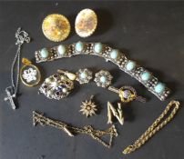 Antique Vintage Parcel of Costume Jewellery