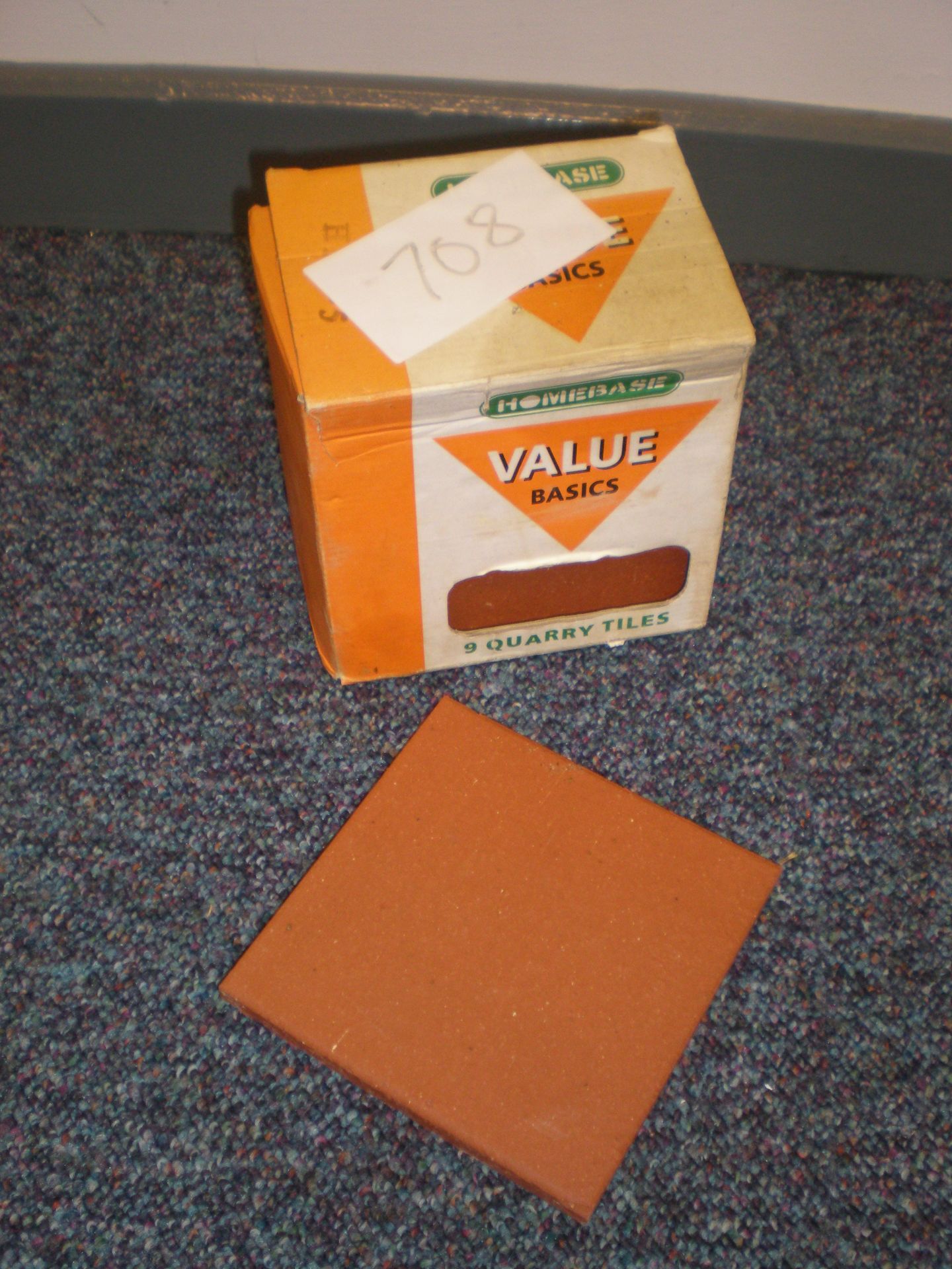 Box Of Homebase Basic Quarry Floor Tiles Box