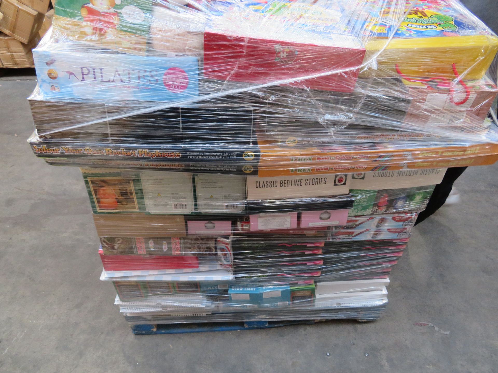 (OS27) Large Pallet To Contain a HUGE quantity of Various New Items To Include: Singing Dog,