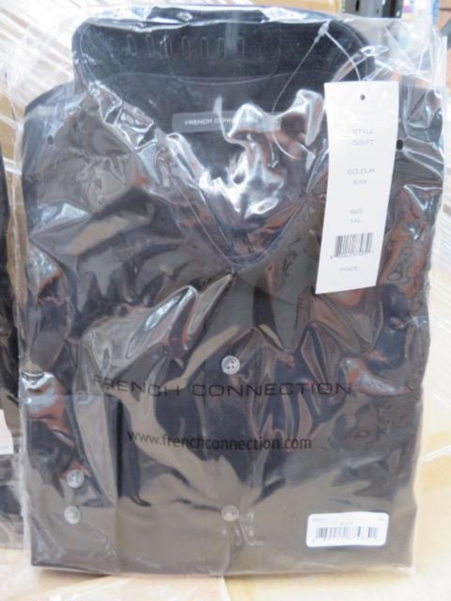 20 x Brand New French Connection Formal Black Long Sleeve Shirts in Various Sizes. Huge Re-Sale - Image 2 of 2