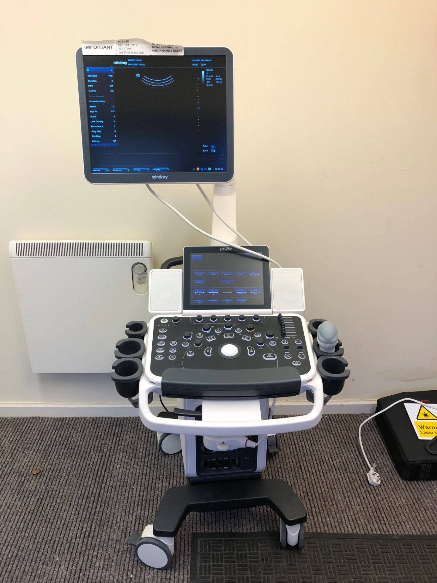 Mindray, DC-70 Ultrasound Complete with 4 Transducers - 4D system
