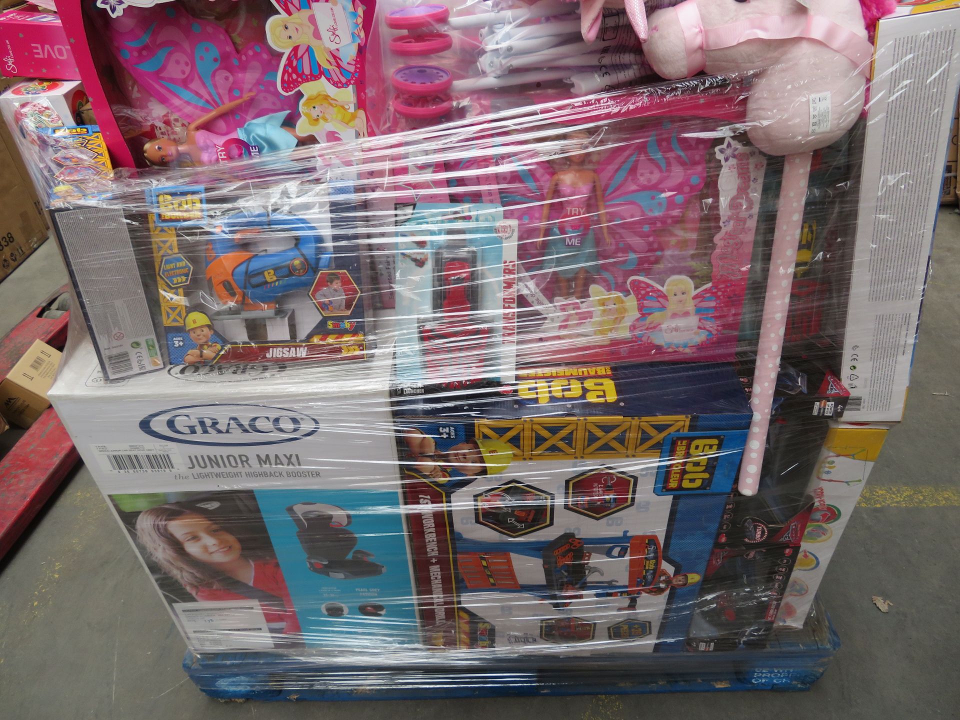 (K104) Large Pallet To Contain 359 Items Of Various Brand New Items To Include: Bob The Builder My