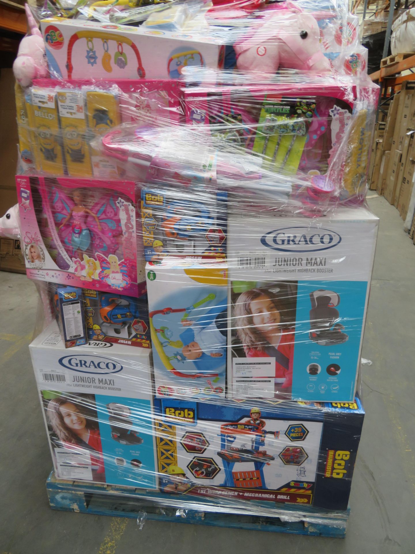 (N6) Extra Large Mega (Over 6 Foot Tall!) Pallet To Contain 594 Items Of Various Brand New Items