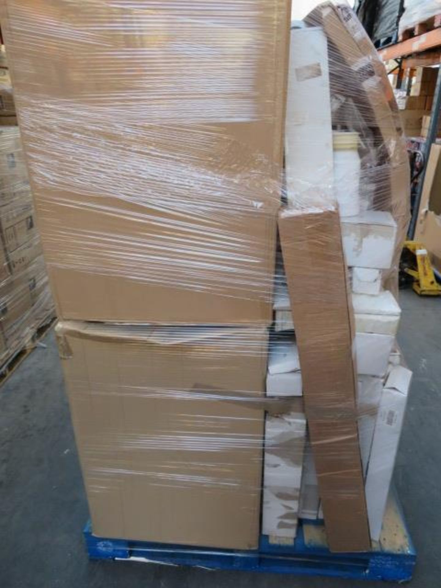 (Q1) Pallet To Contain 97 X Items Of Various Bathroom Stock To Include: Basin Cabinets, Basin Tap, - Image 3 of 4