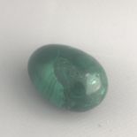 Natural Gemstone Crystal Polished Green Small Malachite Egg