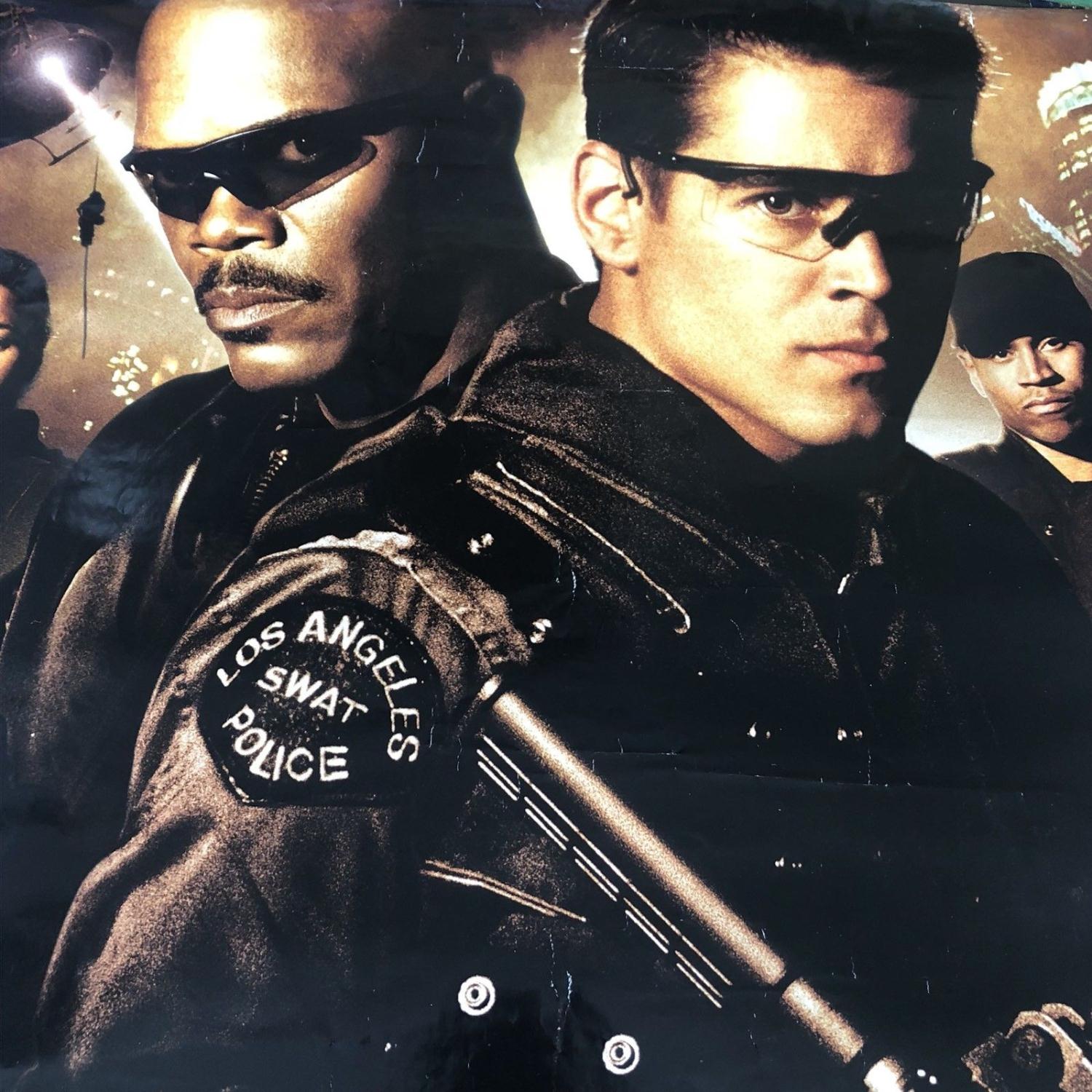 S.W.A.T CINEMA QUAD POSTER 2003 Samuel L Jackson Colin Farrell LAPD - Rolled - Image 3 of 3