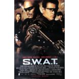 S.W.A.T CINEMA QUAD POSTER 2003 Samuel L Jackson Colin Farrell LAPD - Rolled