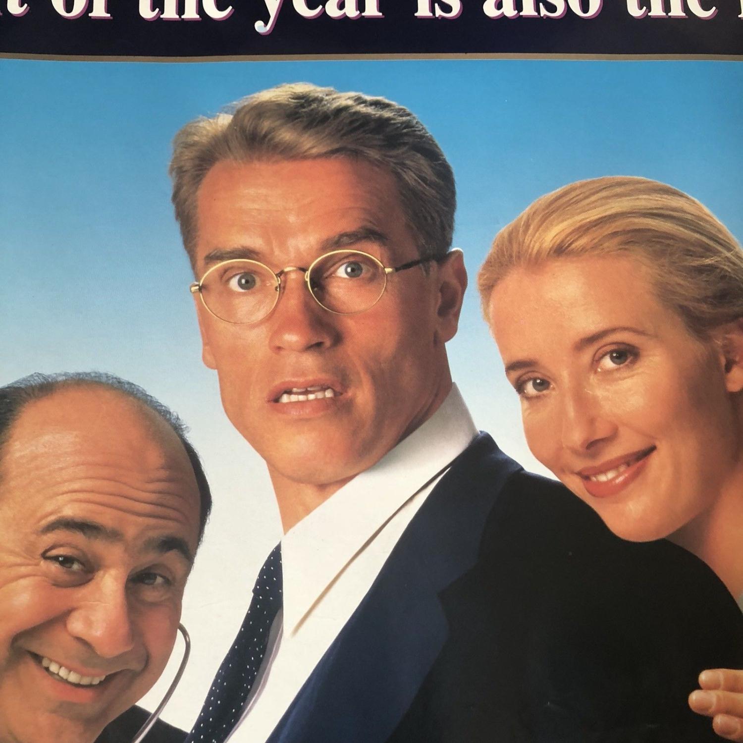 JUNIOR - ORIGINAL 1990s CINEMA POSTER 1994 Arnold Schwarzenegger, Danny DeVito - Image 4 of 4