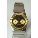 18ct Gold And Stainless Steel Omega Constellation Chronometer