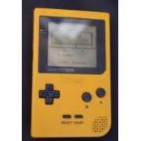 Yellow Nintendo Gameboy Console Working