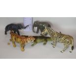 Set Of 5 Vintage Noah's Ark Animals