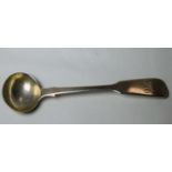 Small Silver Fiddle Pattern Salt Spoon