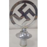 WW2 German Flag Pole Swastika Top