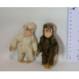 Two Steiff Jocko Monkeys