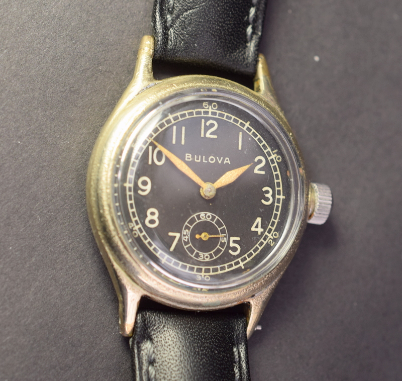 WW2 Bulova Manual Wind Watch With US Markings