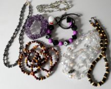 Vintage Retro Parcel of Costume Jewellery Includes Necklaces & Bracelets