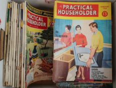 Vintage Retro Parcel of 35 Practical Householder Magazines 1950's & 60's
