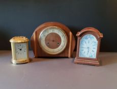 Vintage Retro 3 Assorted Mantel Clocks