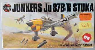 Vintage Boxed Airfix Model Junker Ju 87B/R Stuka Scale 1/72 Series 3 No. 03030-0