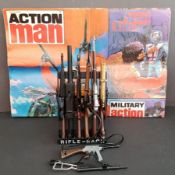 Vintage Toys Action Man Equipment Rifle Rack Weapons & Literature Poster 1970's & 80's