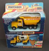 Vintage Collectable Die Cast Toy Car 2 x Matchbox Superkings Boxed K-26 Cement & K-105 Tipper Truck
