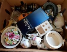 Vintage Retro Banana Box Assorted Items Includes Aynsley NO RESERVE