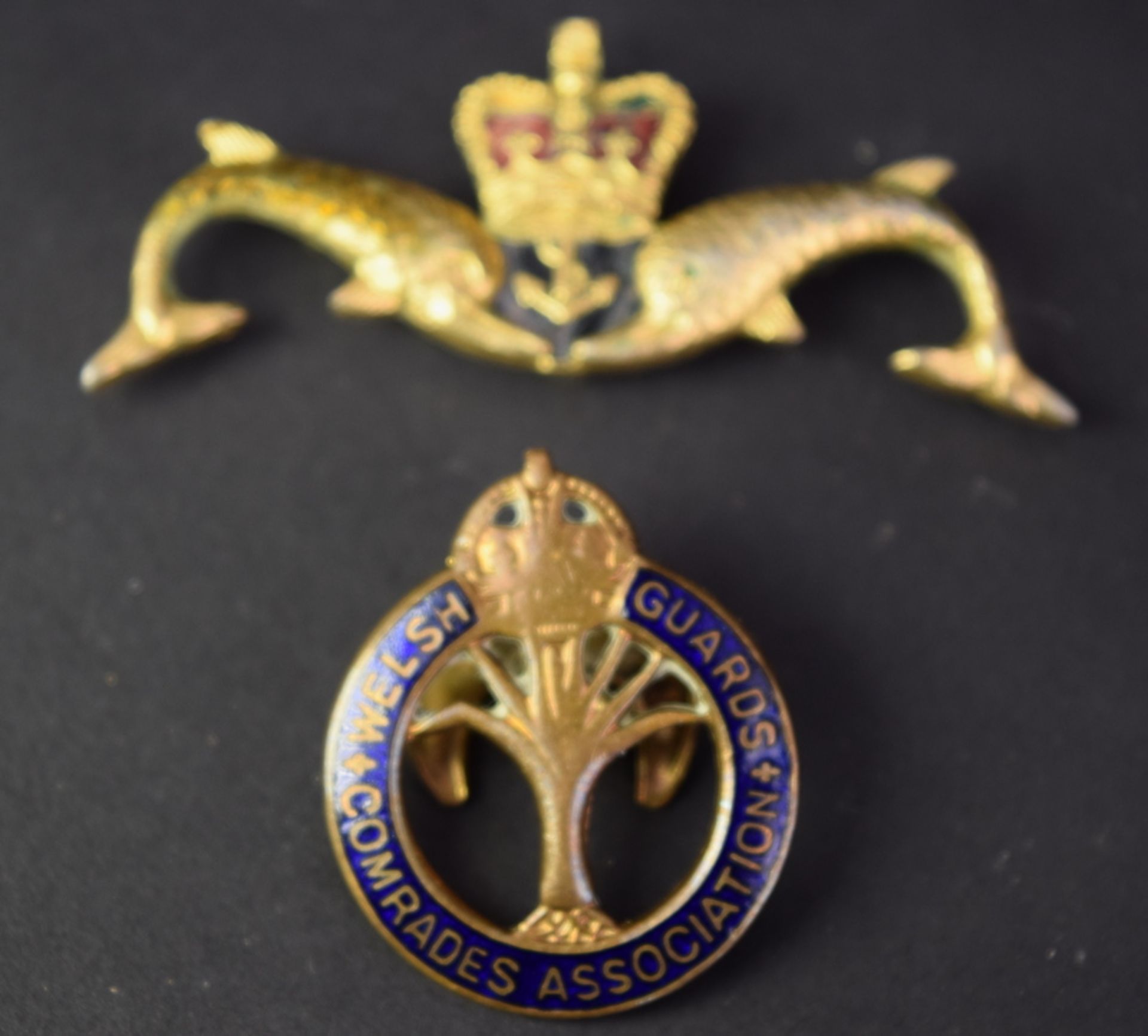 Submariners Badge And Welsh Guards Comrades Association