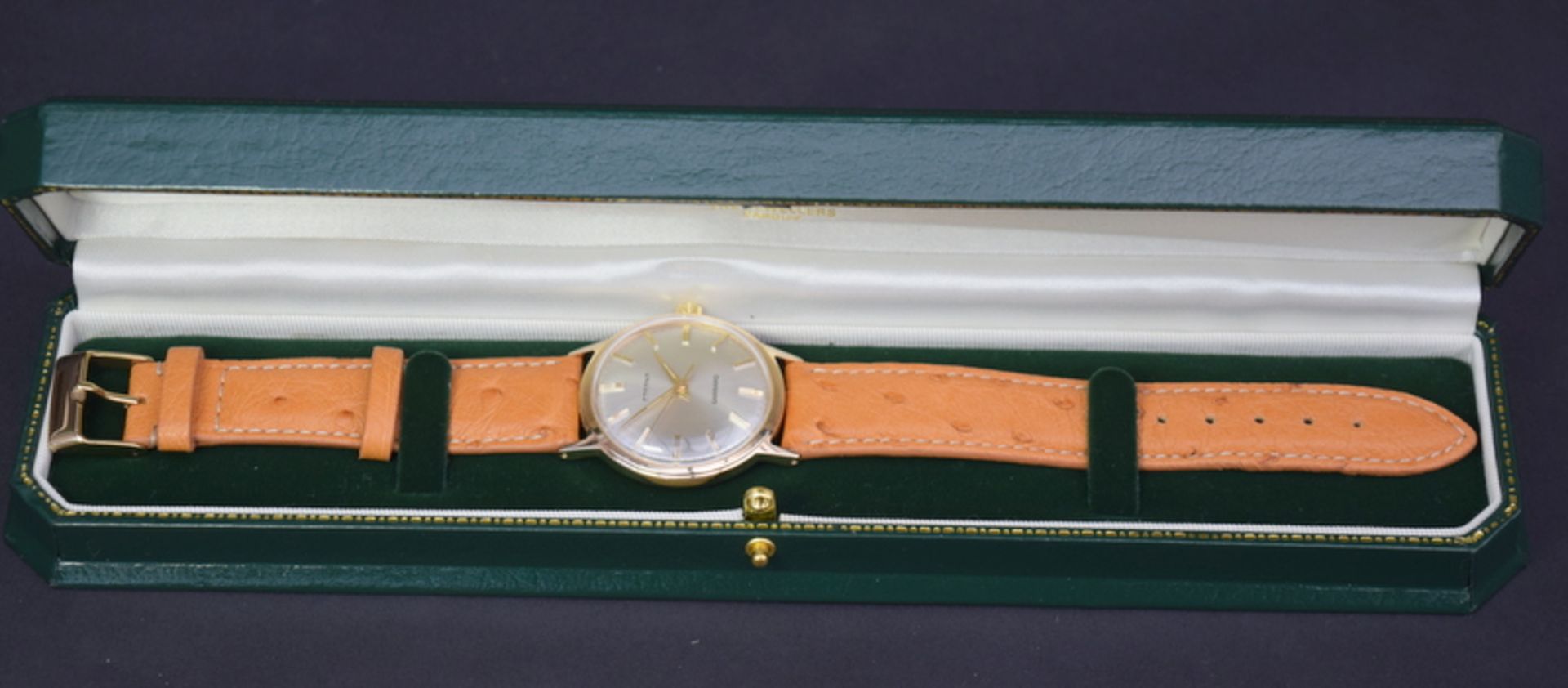 Excellent 9ct Gold Eterna Watch Made For Garrard of London - Image 2 of 5