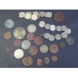 Collection Of 20 Coins And Two Coin Bracelets