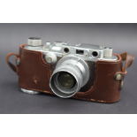 1938 Leica 111 (Leica made 200 in this number series) Rangefinder And Lens