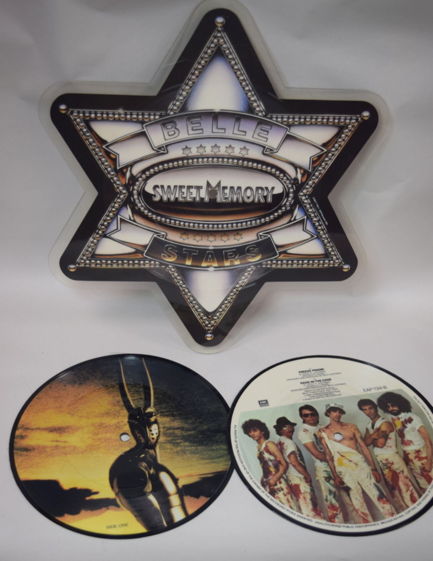 3 Picture Discs Robert Palmer, The J Giels Band, Belle Stars - Image 5 of 5