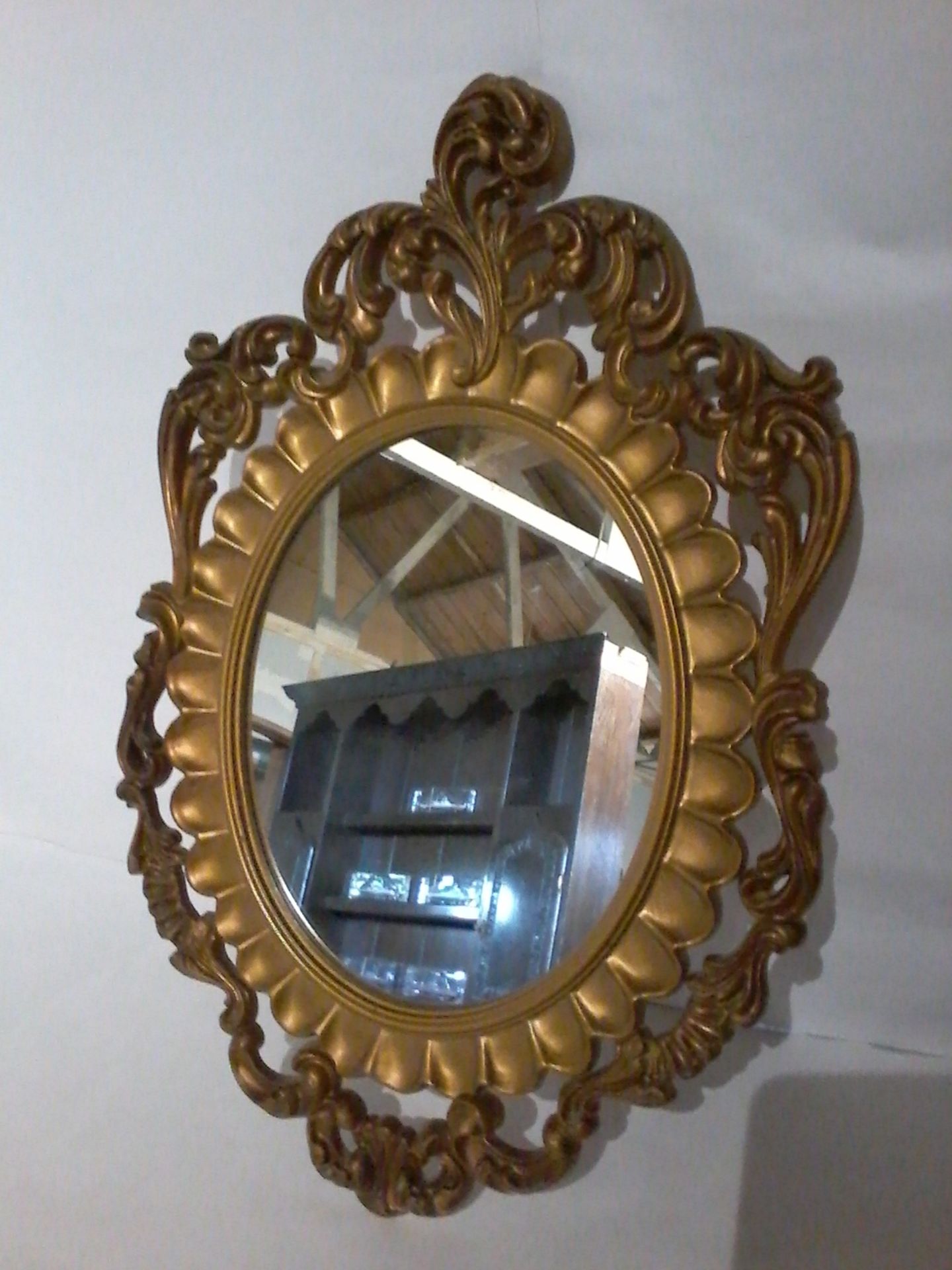 lot 31 Rocco Style Mirror - Image 2 of 2