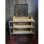 lot 226 5 x T.H Franks & Sons, vintage apple/fruit storage shelving unit