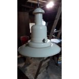 lot 48 Large Industrial Enamel Ceiling Light