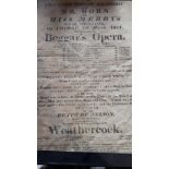 Lot 28 Original Beggars Opera Poster