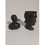 lot 124 Pair of Masai heads